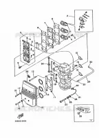 ADMISSION pour Yamaha 50H 2 Stroke de 1998