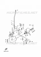 CARTER INFERIEUR ET TRANSMISSION pour Yamaha 50H 2 Stroke de 1997