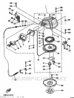 DEMARREUR KICK pour Yamaha 50H 2 Stroke de 1997