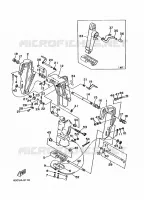 SUPPORT 1 pour Yamaha 50H 2 Stroke de 1997