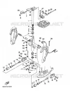 SUPPORT 4 pour Yamaha 50H 2 Stroke de 1997