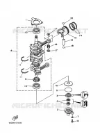 VILEBREQUIN / PISTON pour Yamaha 50H 2 Stroke de 1997
