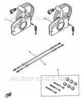 BOITIER DE COMMANDE A DISTANCE pour Yamaha 70B 2 Stroke de 1986