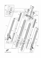 FOURCHE pour Yamaha MT-09 Y-AMT de 2025