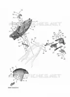 GARDE BOUE pour Yamaha MT-09 Y-AMT de 2025