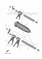BARILLET DE SELECTION / FOURCHETTE pour Yamaha MT-09 Y-AMT de 2025