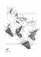 CARENAGE  900 yamaha-moto 2025 TRACER BVU1300D0420