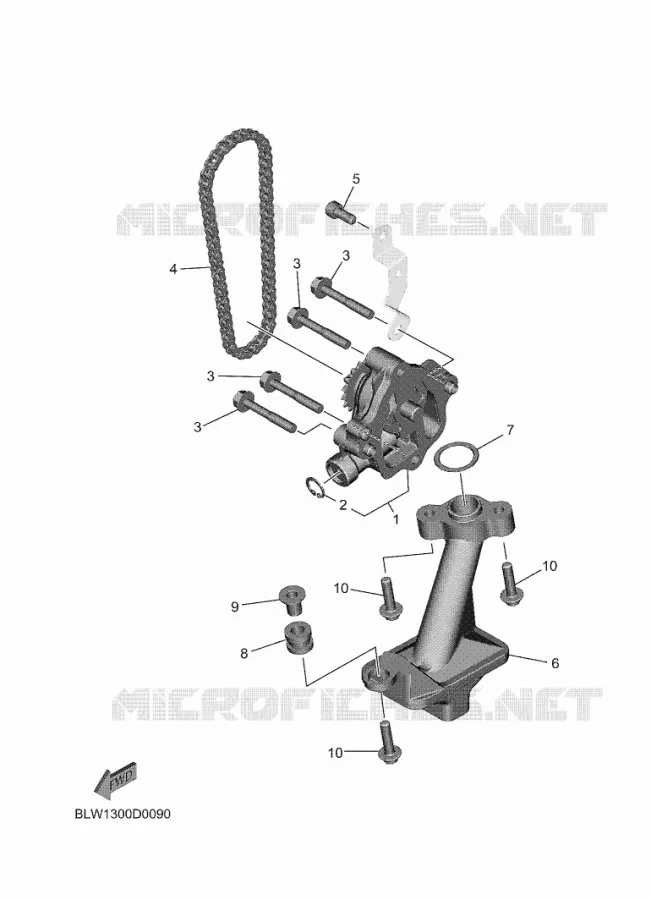 POMPE A HUILE Yamaha MOTO 700 2025 MT  MTN690