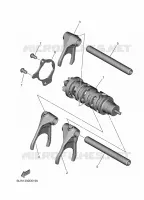 BARILLET DE SELECTION / FOURCHETTES pour Yamaha MT-07 35KW A2 de 2025