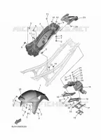 GARDE BOUE pour Yamaha MT-07 35KW A2 de 2025