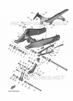 BRAS ARRIERE pour Yamaha MT-07 35KW A2 de 2025
