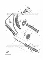 ARBRE A CAMES / CHAINE DE DISTRIBUTION pour Yamaha MT-07 35KW A2 de 2025