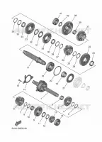 TRANSMISSION pour Yamaha MT-07 35KW A2 de 2025