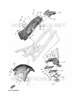 GARDE BOUE pour Yamaha MT-07 35KW A2 de 2025
