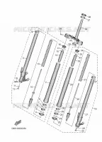 FOURCHE pour Yamaha MT-07 35KW A2 de 2025