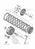 EMBRAYAGE DE DEMARREUR pour Yamaha YZ 65 de 2025