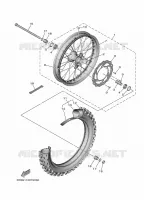 ROUE AVANT pour Yamaha YZ 65 de 2025