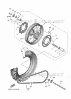 ROUE ARRIERE pour Yamaha YZ 65 de 2025