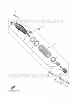 BRAS OSCILLANT / AMORTISSEUR pour Yamaha YZ 65 de 2025