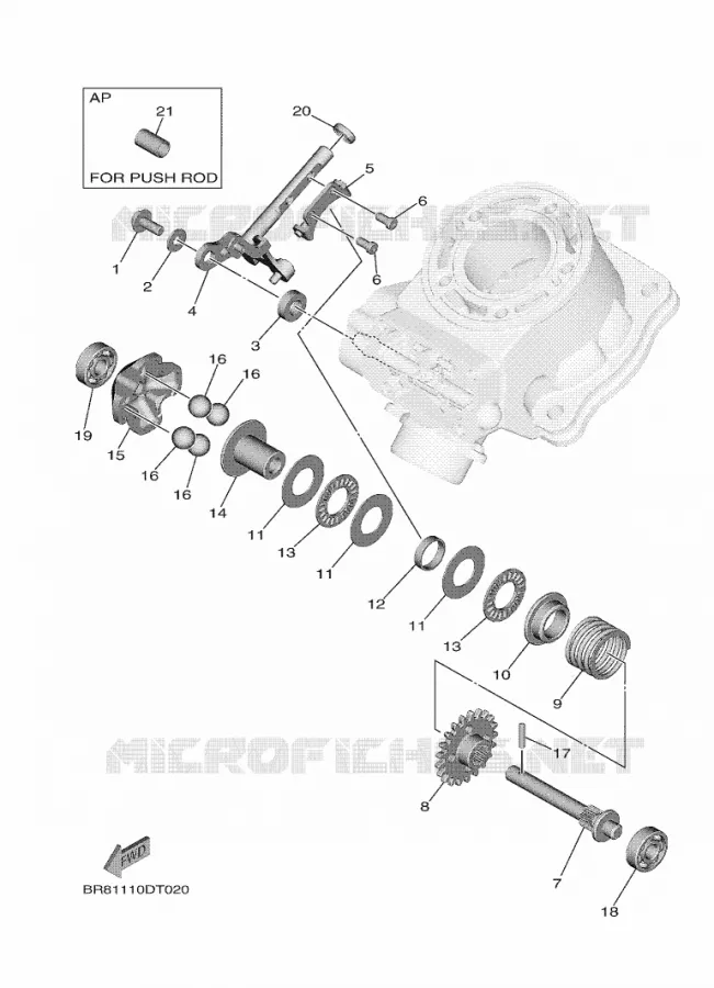 VALVE D'ECHAPPEMENT Yamaha MOTO 65 2025 YZ  YZ65