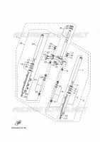 FOURCHE pour Yamaha NMAX 125 de 2025