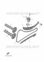 ARBRE A CAMES / CHAINE DE DISTRIBUTION pour Yamaha TMAX 560 de 2025