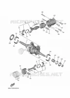 VILEBREQUIN / PISTON pour Yamaha TMAX 560 de 2025