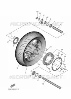 ROUE ARRIERE pour Yamaha TMAX 560 de 2025