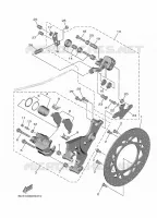 ETRIER DE FREIN AR pour Yamaha TMAX 560 de 2025