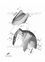 GARDE BOUE pour Yamaha TMAX 560 de 2025