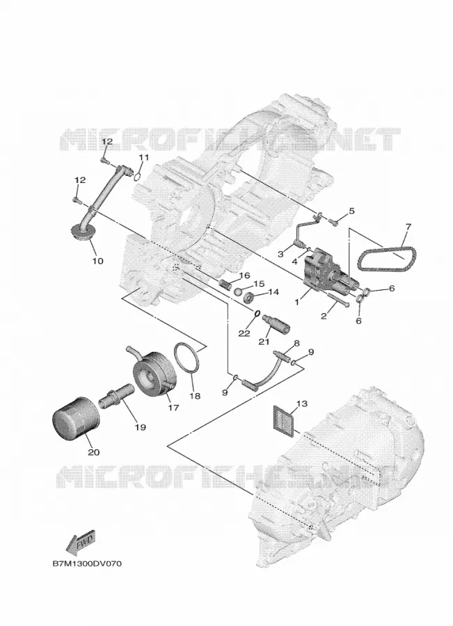 POMPE A HUILE Yamaha SCOOTER 560 2025 TMAX  XP560