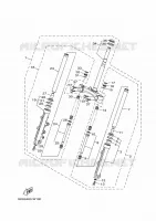 FOURCHE pour Yamaha NMAX 125 de 2025
