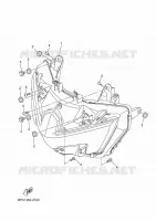 PHARE  pour Yamaha NMAX 125 TECH MAX de 2025