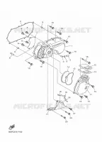 CARTER   MOTEUR 1 pour Yamaha RAYZR 125 de 2025