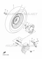 ROUE ARRIERE pour Yamaha RAYZR 125 de 2025
