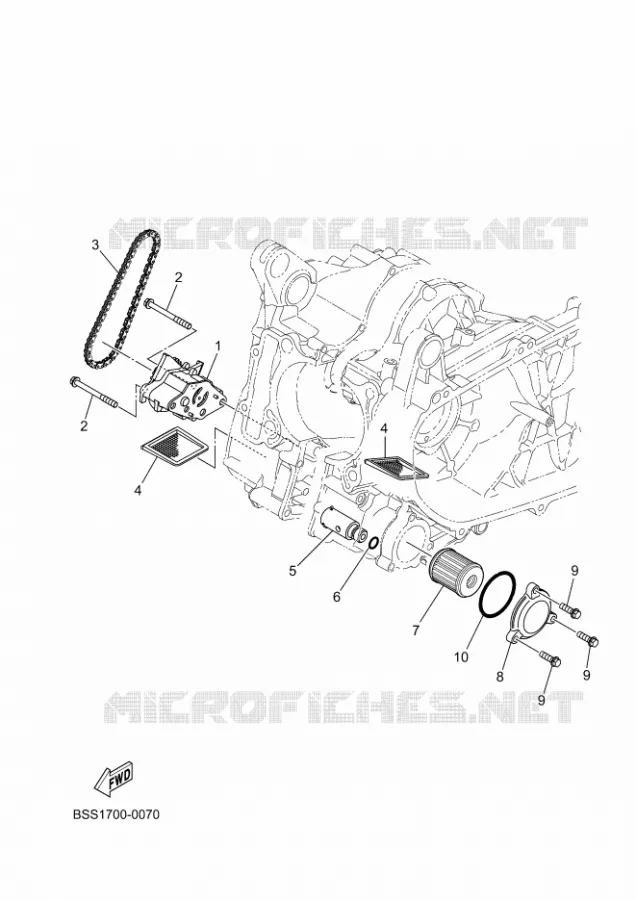 POMPE A HUILE Yamaha SCOOTER 300 2025 XMAX  CZD300-A