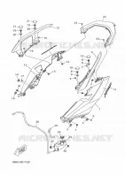 COUVERCLE LATERAL pour Yamaha XMAX 300 TECH MAX de 2025