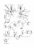 MAITRE CYLINDRE DE FREIN  pour Yamaha XMAX 300 TECH MAX de 2025