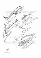 SUPPORT / REPOSE PIEDS 2 pour Yamaha XMAX 300 TECH MAX de 2025