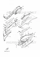 BEQUILLE / REPOSE PIEDS 2 pour Yamaha XMAX 250 de 2025