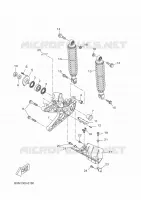 BRAS OSCILLANT / AMORTISSEUR pour Yamaha XMAX 125 de 2025