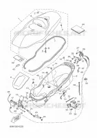 SELLE pour Yamaha XMAX 125 de 2025
