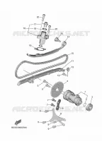 ARBRE A CAMES / CHAINE DE DISTRIBUTION pour Yamaha TRICITY 300 de 2025