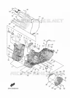 CARTER MOTEUR pour Yamaha TRICITY 300 de 2025