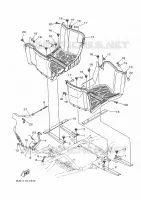 BEQUILLE / REPOSE PIEDS pour Yamaha KODIAK 450 de 2025