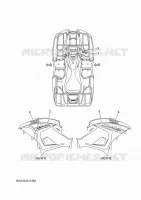 EMBLEME pour Yamaha KODIAK 450 de 2025