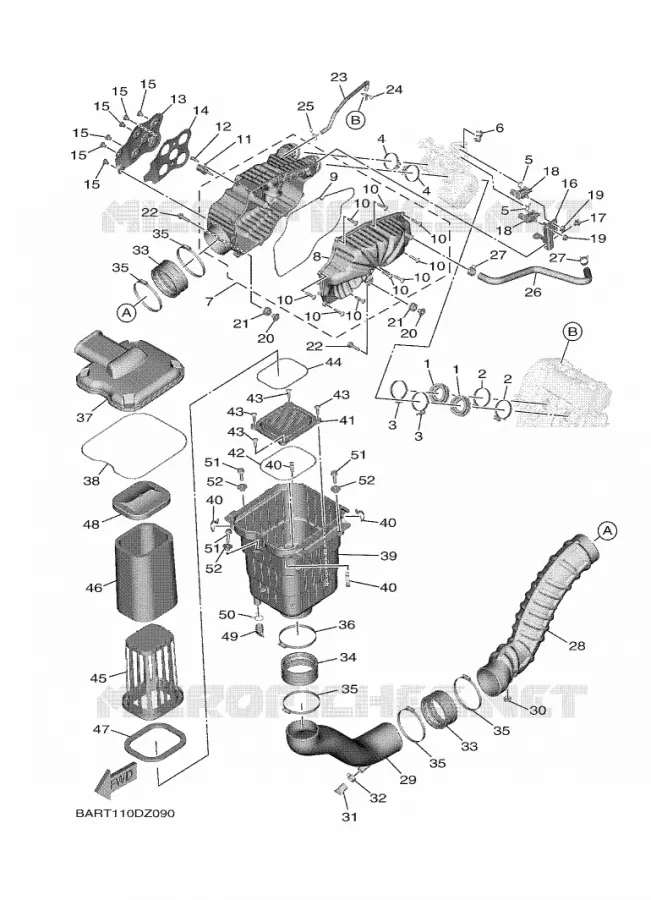 ADMISSION Yamaha SIDE BY SIDE 850 2025 WOLVERINE  YXE850ENS / YX85ESS