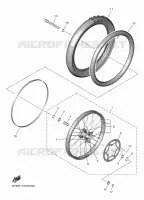 ROUE AVANT pour Yamaha YZ 250 FX de 2025