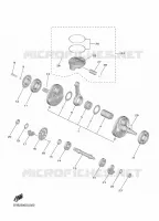 VILEBREQUIN / PISTON pour Yamaha YZ 250 FX de 2025