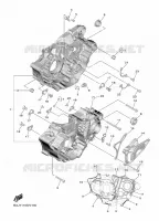 CARTER MOTEUR pour Yamaha YZ 250 FX de 2025